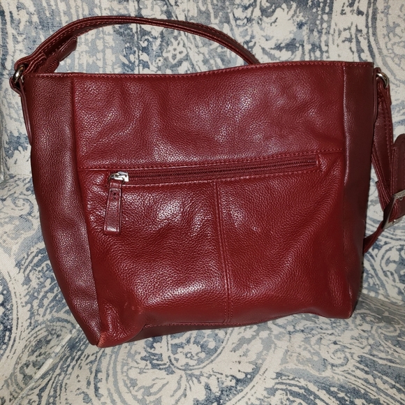 ❤️SOLD!❤️Red Leather Stone & Co Purse!! - Picture 4 of 7